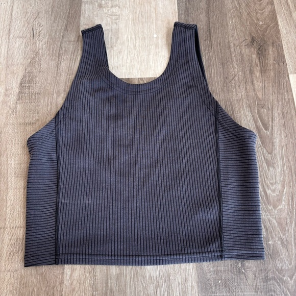 Lululemon Ribbed Softstreme Cropped Tank Top Women’s Size 4 - Picture 3 of 8